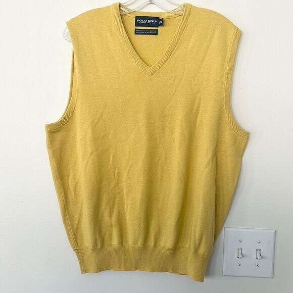 Polo Golf Ralph Lauren Cashmere Blend Sweater Vest M - Picture 1 of 4
